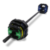 SAVE 50%! JORDAN® Ignite V2 Urethane Studio Barbell Sets - Colour Coded