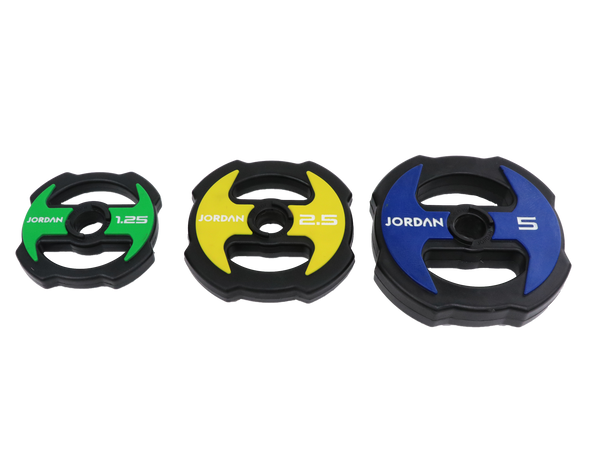 SAVE 50%! JORDAN® Ignite V2 Urethane Studio Barbell Sets - Colour Coded
