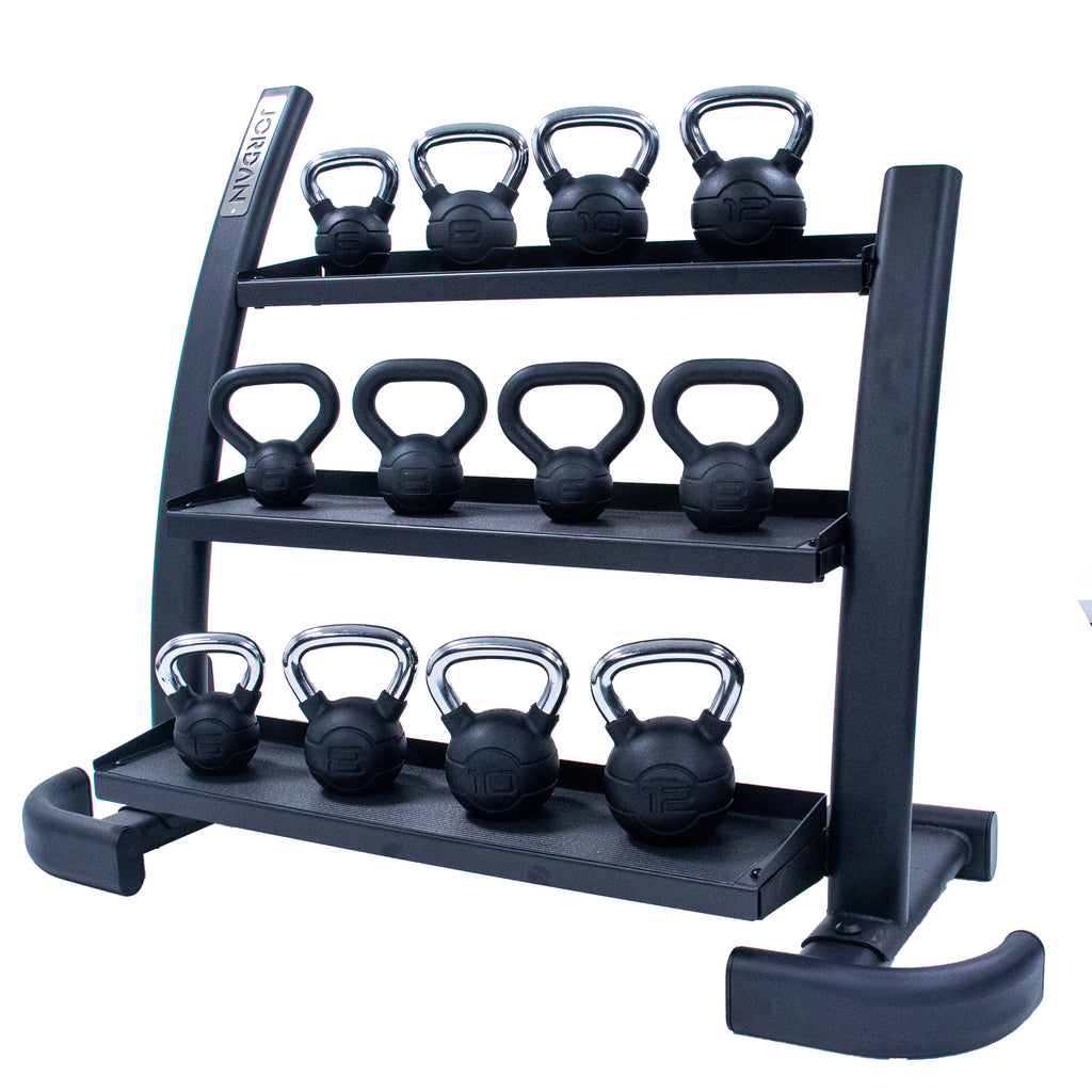 Matrix Kettlebell Rack JORDAN® Kettlebell Rack (3 tier) | Jordan Fitness | Commercial Gym ...