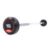 JORDAN® Rubber Barbells - Straight Bar (Red)