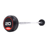 Rubber Barbells - Straight Bar (Red)