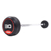 JORDAN® Rubber Barbells - Straight Bar (Red)