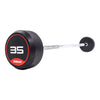 JORDAN® Rubber Barbells - Straight Bar (Red)