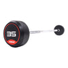 Rubber Barbells - Straight Bar (Red)