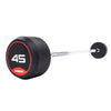 JORDAN® Rubber Barbells - Straight Bar (Red)