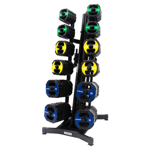 SAVE 50%! JORDAN® Ignite V2 Urethane Studio Barbell Sets - Colour Coded