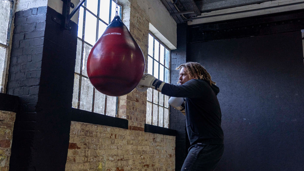 Boxing Equipment Best Garage Punching Bag Heavy Hitters Aqua Punch