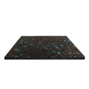 JORDAN Activ Square - Gym Flooring  - Black with Blue Fleck