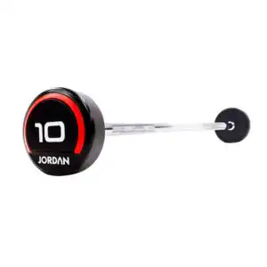 JORDAN 10-45kg Straight Urethane Fixed Barbell Set